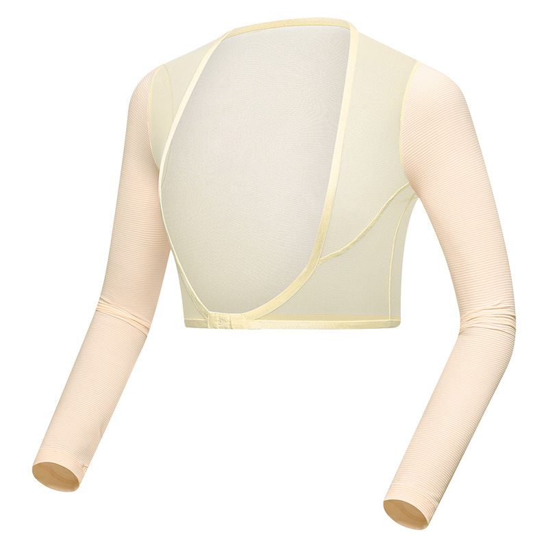 Nude UPF50 Ice Silk Golf Mesh Shrug Sleeves