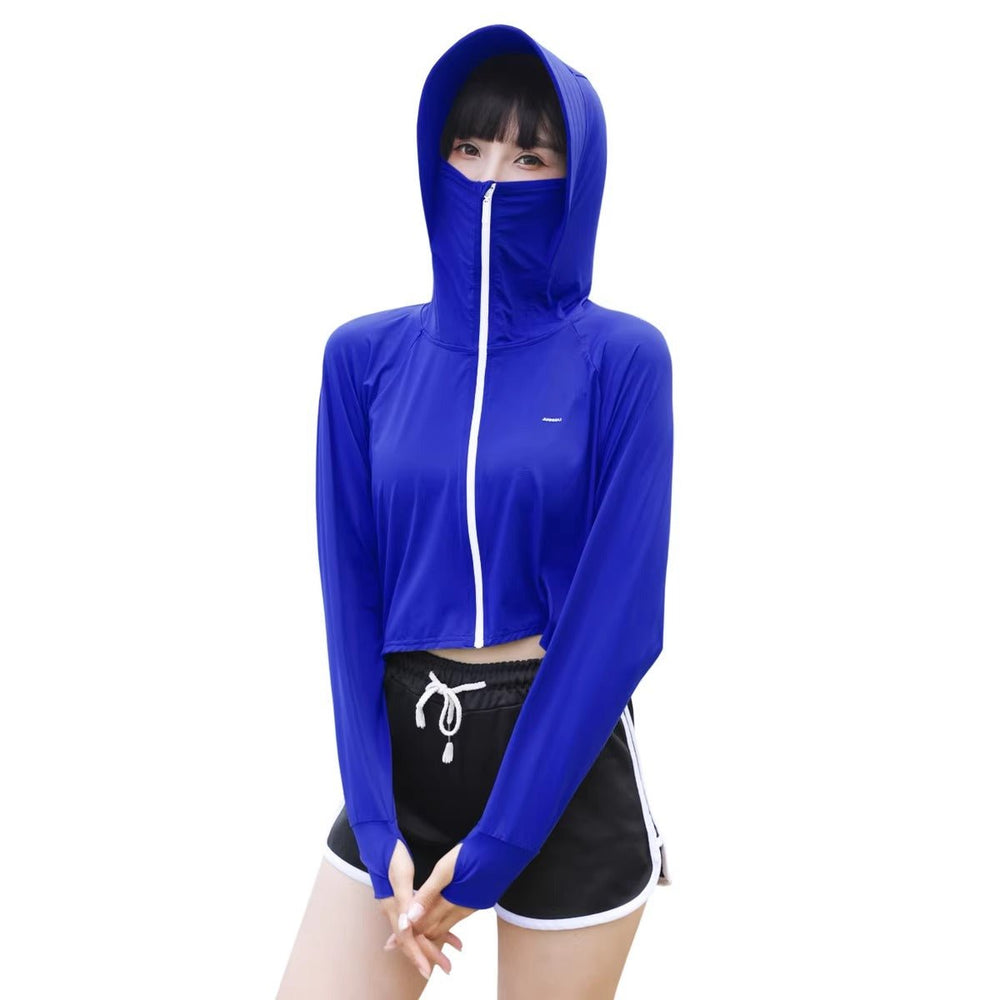 Zip Up Thumbhole Hooded Jacket UPF50+