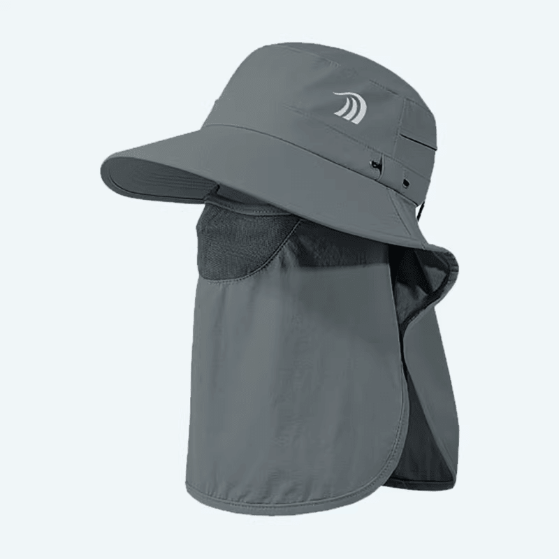 UPF 50+ Fishing Hat with Face Protection