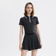 UPF 50+ Colorblock Polo Pickleball Skirt Set