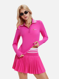 UPF 50+ Long-Sleeve Pickleball Polo