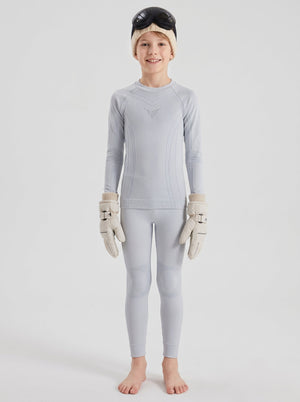 #Oatgrey Children's Boy Ski Base Layer Set