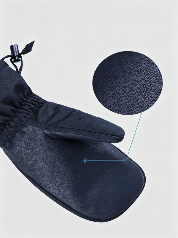 PU Palm Anti‑Slip Ski Mittens