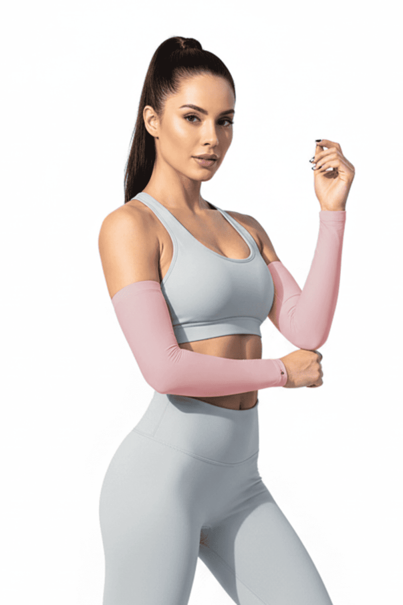 Pink Sun Protection Arm Sleeves