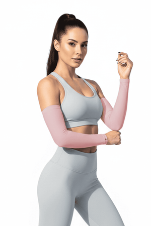 Pink Sun Protection Arm Sleeves