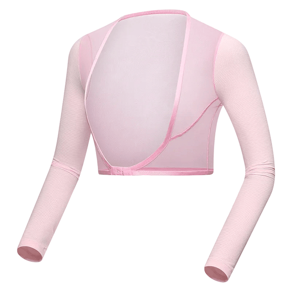 #Pink UPF50 Ice Silk Golf Mesh Shrug Sleeves