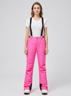 #Pink Women’s Ski Bib Pants