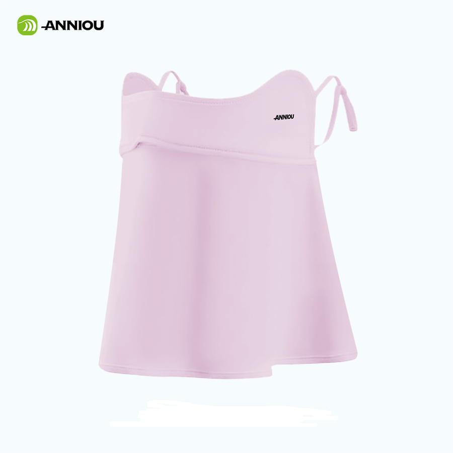 Pink Anniou UPF 50+ Anti UV Dust Face Cover 