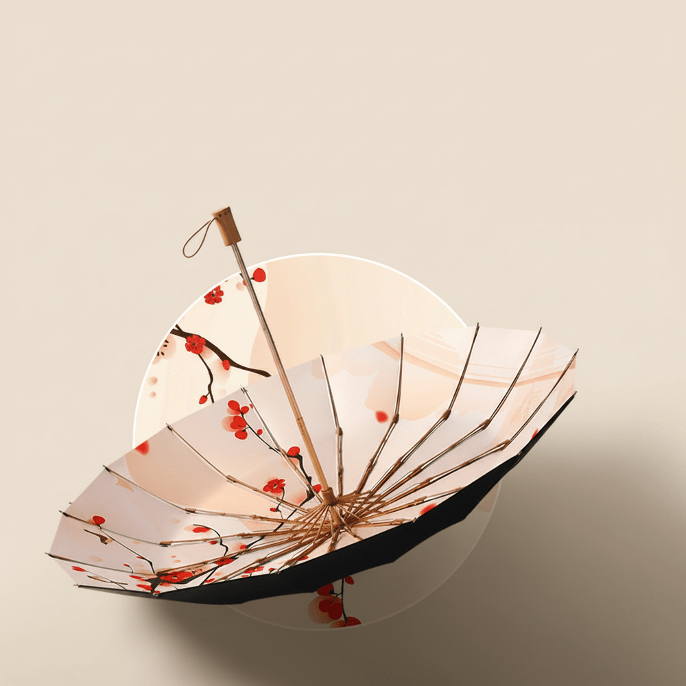 Plum Blossom Pattern Umbrella UPF50+