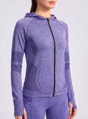 #Purple UPF50+ Lightweight Fitness Sports Jacket