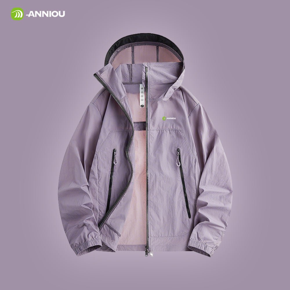 Purple UPF 100+ Hooded Jacket