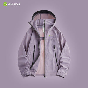 Purple UPF 100+ Hooded Jacket