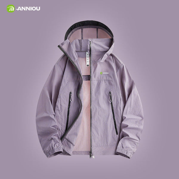 Purple UPF 100+ Hooded Jacket