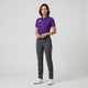 Purple Women UV Golf Polo Shirt