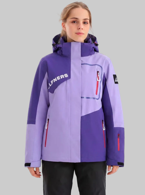 #Purple Women's Ski Jacket Outdoor