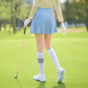 Reaf of Women's #Blue Golf Performance Pleated  Skort