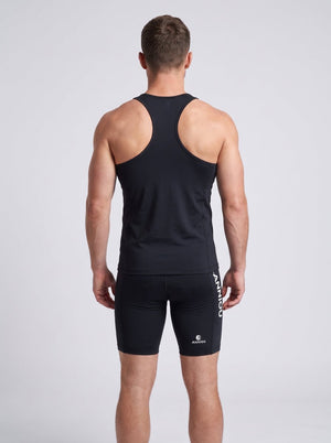 Rear of  Compression Running Shorts