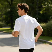 Rear of Men's Short Sleeve Sports T Shirt
