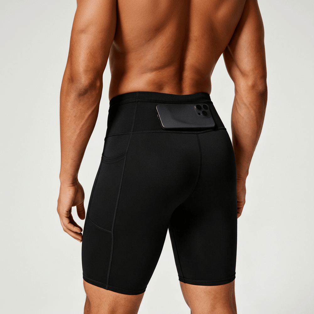 Rear of Performance Compression Shorts
