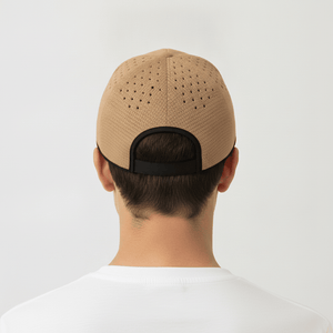 Rear of Quick-Dry #Yellow Baseball Cap UPF50+