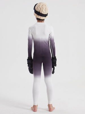 #DarkPurple Children's Boy Ski Base Layer Set