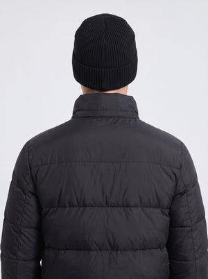 #Black Man Windproof Knitted Beanie