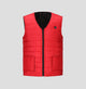 Red Heated V Neck Vest