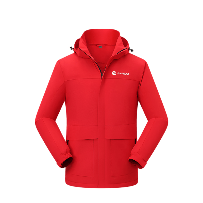 Red Silver Fox Fleece Jacket