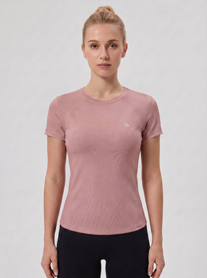 #Rosegold Women's Tight-fitting Yoga Top