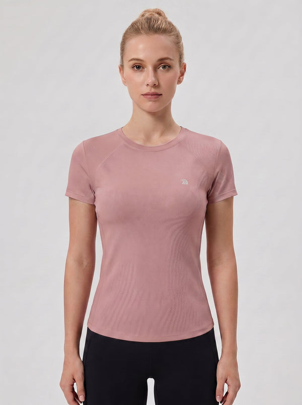 #Rosegold Women's Tight-fitting Yoga Top