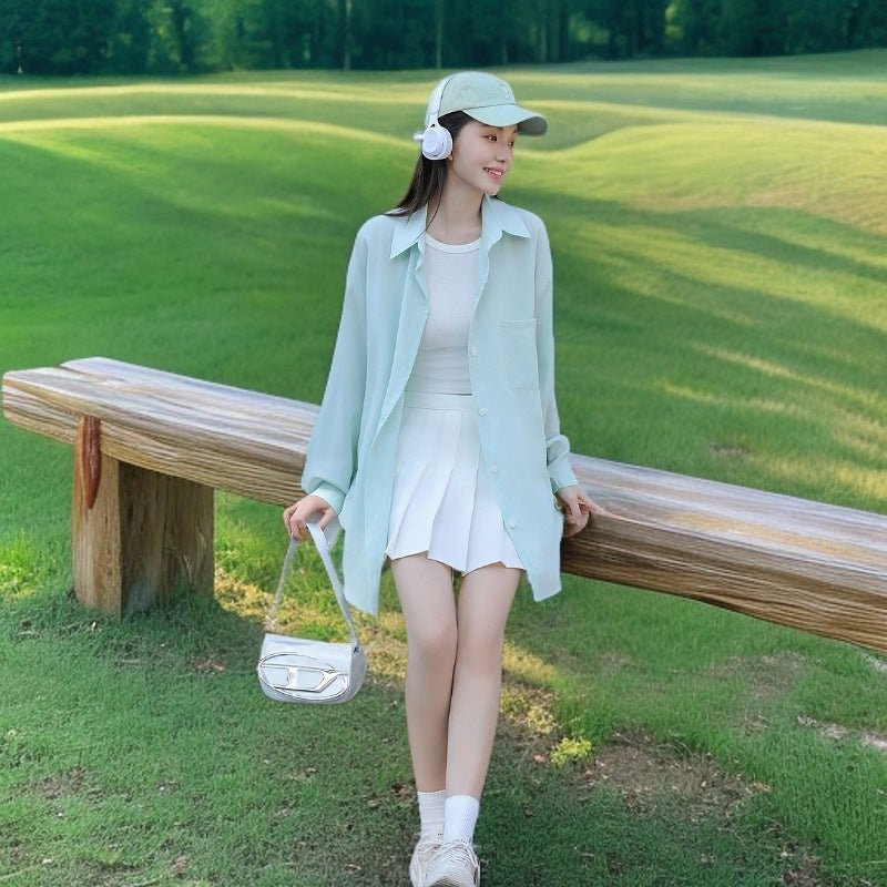 UPF 50+ Loose-Fit UV Protection Shirt