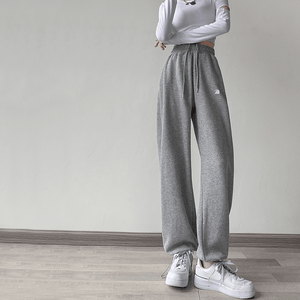 Women's Wide-Leg Cuffed Sweatpants