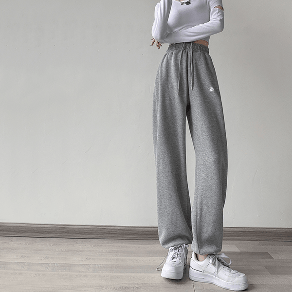 Women's Wide-Leg Cuffed Sweatpants