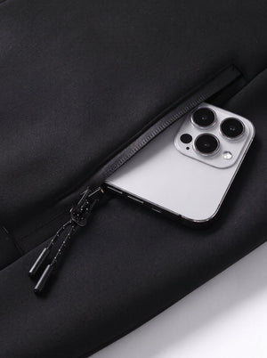 Safety zippered pocket