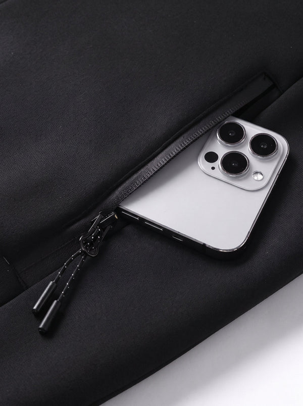 Safety zippered pocket