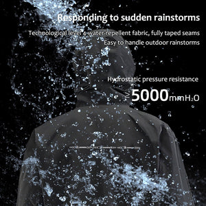 Seamless Hardshell Hooded Jacket water protection