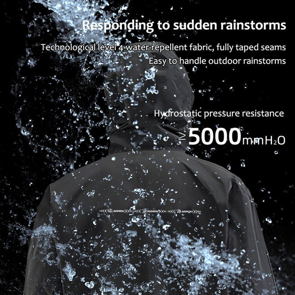 Seamless Hardshell Hooded Jacket water protection