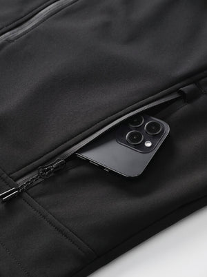 Secure zippered side pocket