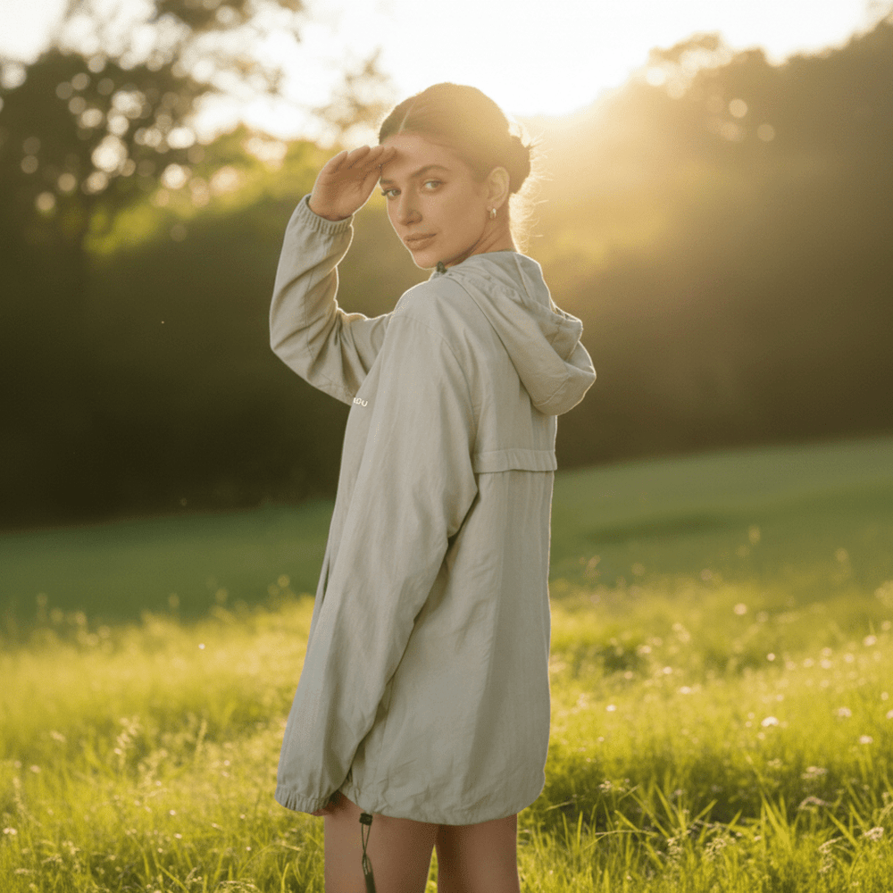 Side of Cooling UV Protection Lightweight Jacket
