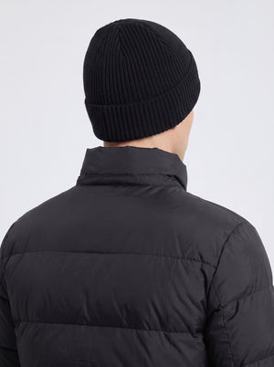 #Black Man Windproof Knitted Beanie