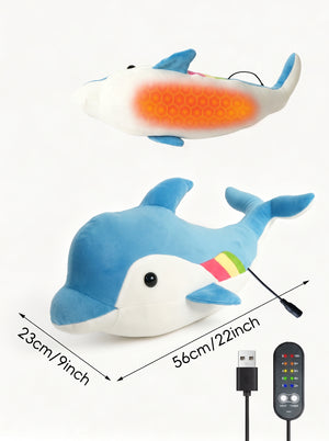 Size information of Heated #Bluedolphin Pillow