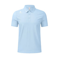 Sky Blue Men's Golf Polo Shirt UPF 50+ 