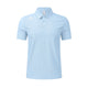 Sky Blue Men's Golf Polo Shirt UPF 50+ 