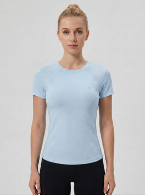 #Skyblue Women's Tight-fitting Yoga Top