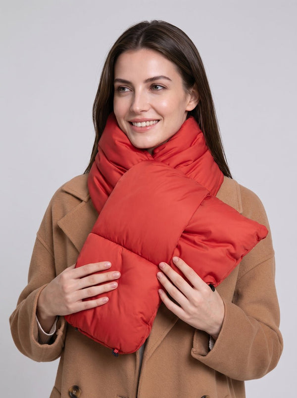 Smart #Red Padded Heated Scarf
