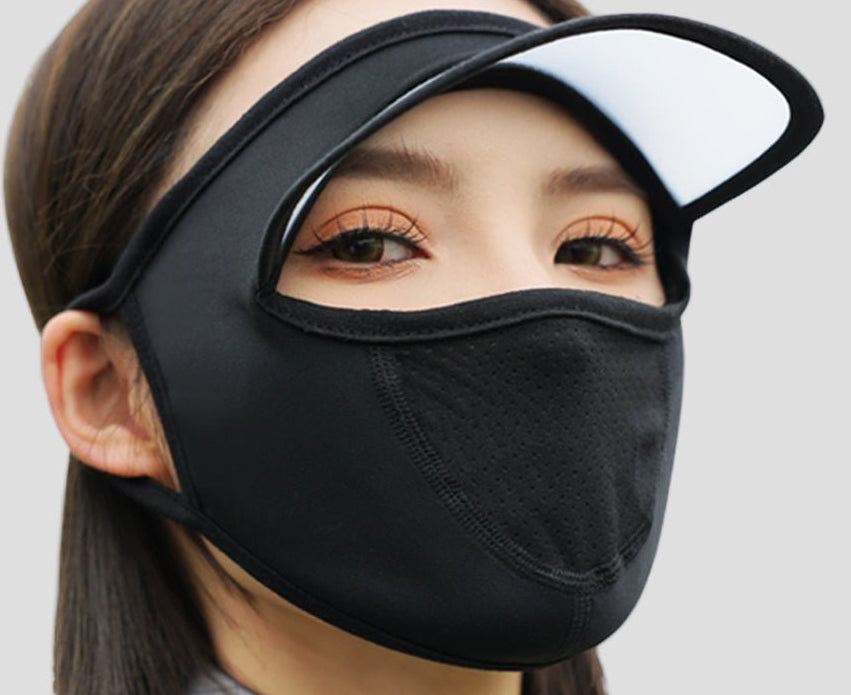 Sun Protection Cap Face Mask