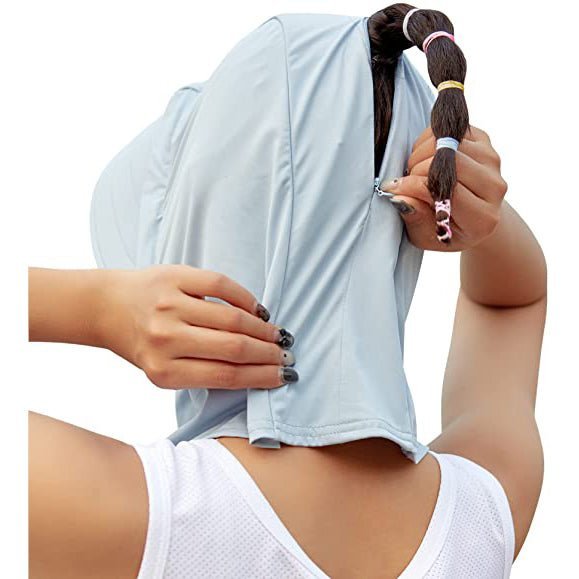Sun Protective Hat Balaclava Hair Hole