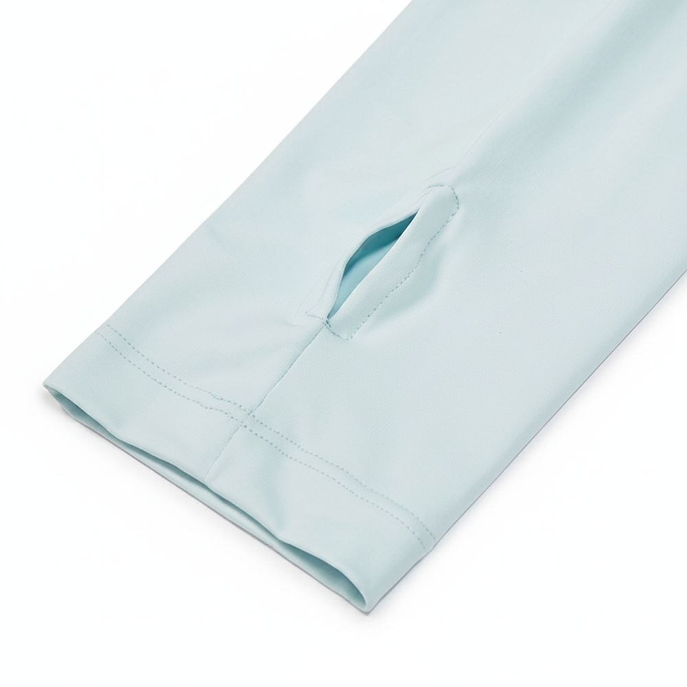 Thumb holes for extra hand coverage