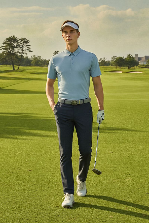 UPF 50+ Men #Blue Polo 