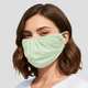 Uv Protection Drape Face Mask light green
